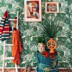 Jungalow Spice Ombre Pom Pom Mini Garland By Like A Lion™ -Jungalow Store 1111aja green 1024x1024 3687be47 63d6 4935 af5c 4ee60bb7fdfe