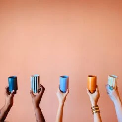 Jungalow Kaya Striped Ceramic Cups By Justina Blakeney™ -Jungalow Store 50 5857fb64 a682 4b96 9467 74ab1318f1fe