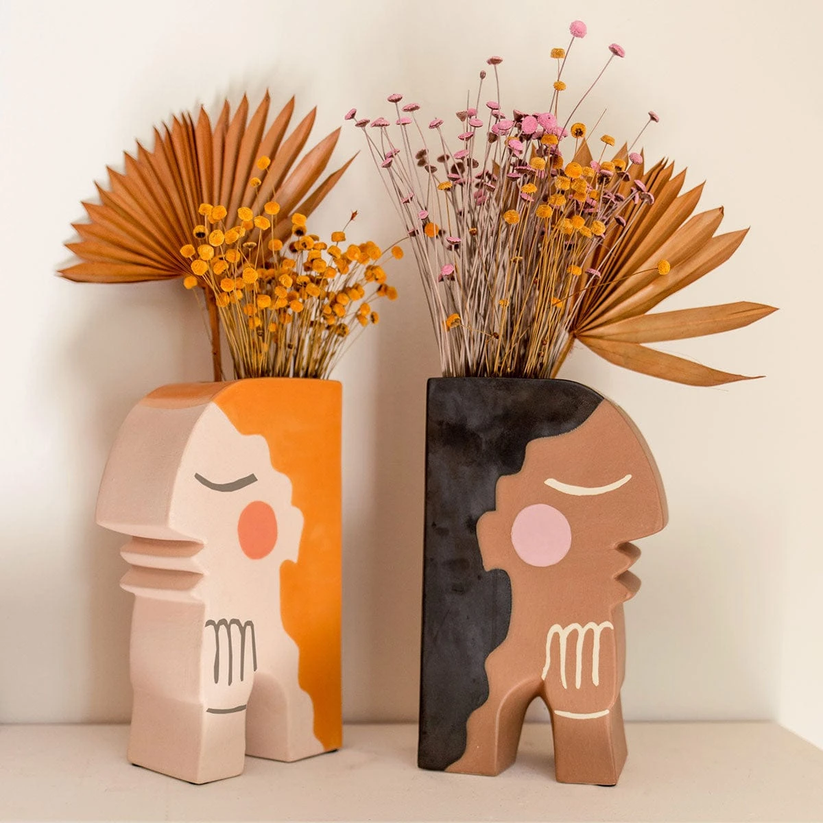 Jungalow Face Bookend Vase By Justina Blakeney™ 5 Jungalow Face Bookend Vase By Justina Blakeney™ - Image 5