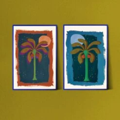 Date Night Art Print By Jungalow® -Jungalow Store Date night moons duo