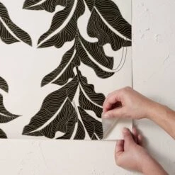Botanical Leaf Peel And Stick Wallpaper Black/White - Opalhouse™ Designed With Jungalow™ -Jungalow Store GUEST 3095b8ff 6f52 48aa 8a4a 02a4870ccbf4