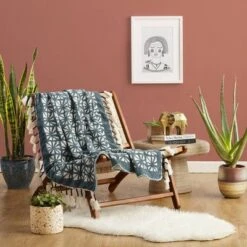 50"x60" Planetarium Throw Blanket Teal Green - Jungalow By Justina Blakeney -Jungalow Store GUEST 45091fb8 7f8f 41ed 91db 88d5e7ed4976