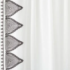 1pc Light Filtering Diamond Border Window Curtain Panel White - Opalhouse™ Designed With Jungalow™ 6 1pc Light Filtering Diamond Border Window Curtain Panel White - Opalhouse™ Designed With Jungalow™ -Jungalow Store GUEST 6a1227ec a22c 4a58 b5cd ea3e9bda3f45