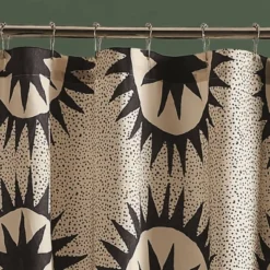 Soleil Shower Curtain Black/Ivory - Jungalow By Justina Blakeney -Jungalow Store GUEST a369446c f56f 4d25 b5dd c2f21f810e34