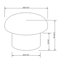 Maddalena Mushroom Stool - Opalhouse™ Designed With Jungalow™ -Jungalow Store GUEST c2878331 038a 4ac5 ad14 266eb978ce44
