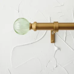 Faux Jade Ball Curtain Rod Brass - Opalhouse™ Designed With Jungalow™ 5 Faux Jade Ball Curtain Rod Brass - Opalhouse™ Designed With Jungalow™ -Jungalow Store GUEST d7507ef0 fa5a 4b13 920f 0c72746f2e61