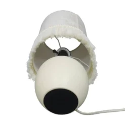 Small Table Lamp With Fringe Shade Off-White (Includes LED Light Bulb) - Opalhouse™ Designed With Jungalow™ -Jungalow Store GUEST d90258f8 fdb3 4965 9481 654431d459c8