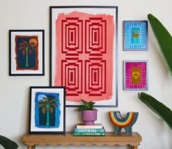 Geomara Art Print By Jungalow® -Jungalow Store Gallery wall1