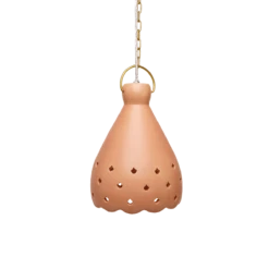 Jungalow Almada Scalloped Pendant In Blush Justina Blakeney™