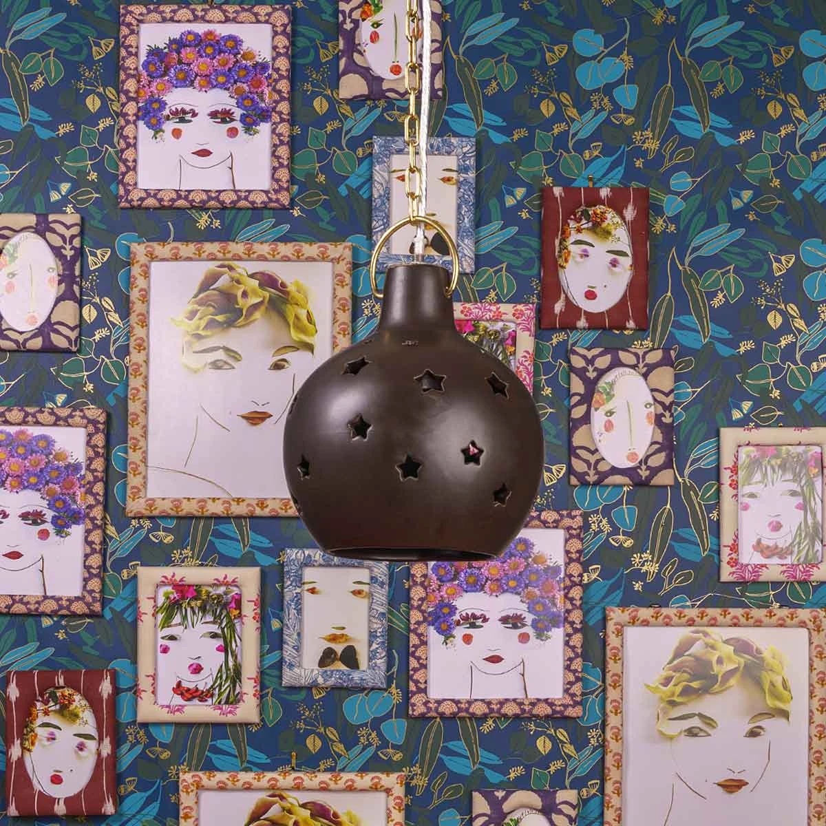 Jungalow Almada Star Pendant In Charcoal By Justina Blakeney™ 2 Jungalow Almada Star Pendant In Charcoal By Justina Blakeney™ - Image 2