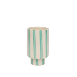 Jungalow Kaya Striped Ceramic Cups By Justina Blakeney™ -Jungalow Store aquastripe 4d6f07fd 4e65 43b9 a5dd e1897a0579fa
