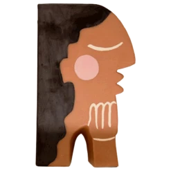 Jungalow Face Bookend Vase By Justina Blakeney™ 13 Jungalow Face Bookend Vase By Justina Blakeney™ -Jungalow Store blackhairvase