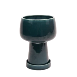 Jungalow Kaya 3-Piece Ceramic Planter By Justina Blakeney™ -Jungalow Store bluekayaplanter