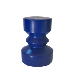 Jungalow Cobalt Blue Mali Zig Zag Stool By Justina Blakeney™