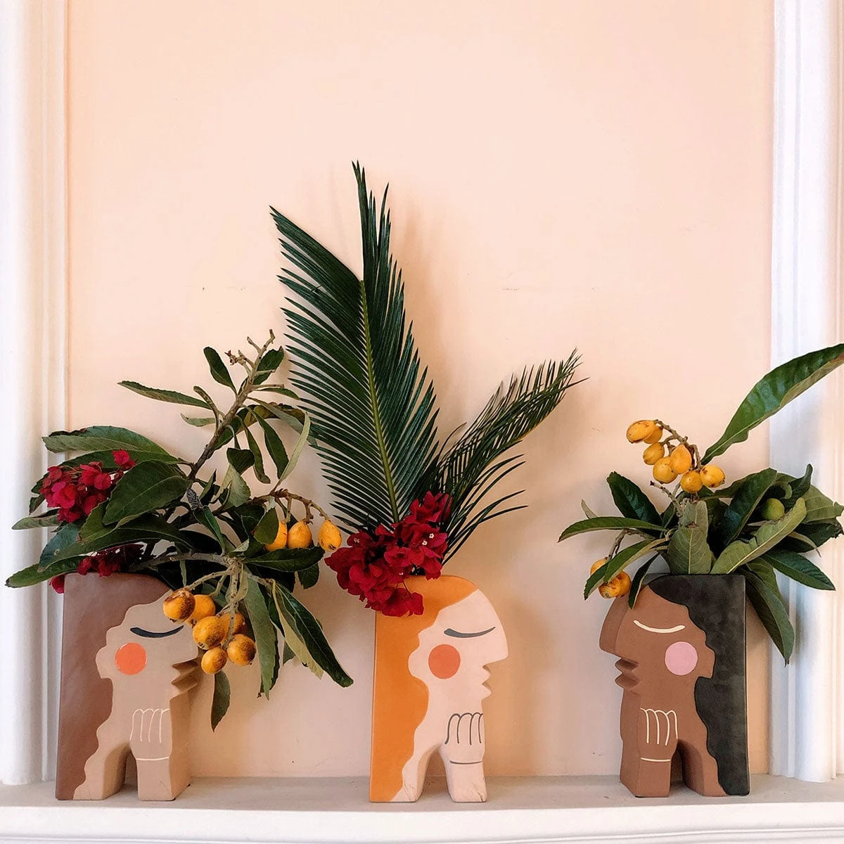 Jungalow Face Bookend Vase By Justina Blakeney™ 4 Jungalow Face Bookend Vase By Justina Blakeney™ - Image 4