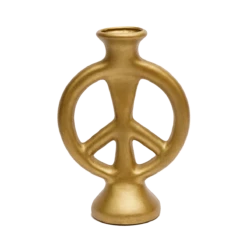 Jungalow Peace Vase By Justina Blakeney™ 24 Jungalow Peace Vase By Justina Blakeney™ -Jungalow Store gold