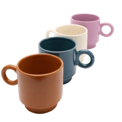 Jungalow Kaya Ceramic Mug Set, Multi By Justina Blakeney™