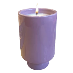 Jungalow Kaya Ceramic Candle - Lavender/Sugar Plum