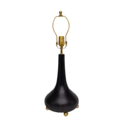 Jungalow Eytan Table Lamp Base In Black By Like A Lion™ -Jungalow Store lampbase3