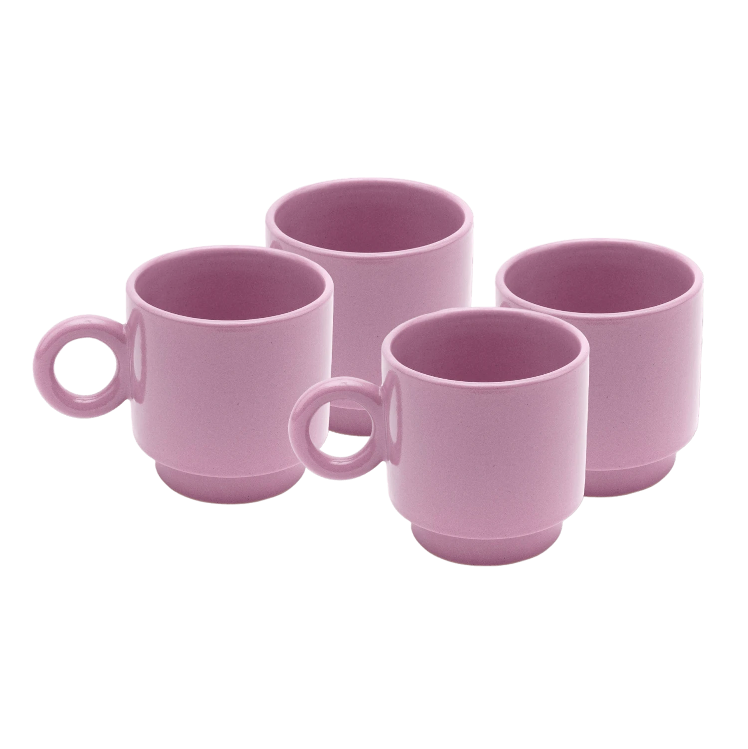 Jungalow Kaya Ceramic Mug Set, Lavender By Justina Blakeney™ 1 Jungalow Kaya Ceramic Mug Set, Lavender By Justina Blakeney™