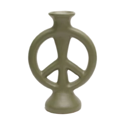 Jungalow Peace Vase By Justina Blakeney™ 26 Jungalow Peace Vase By Justina Blakeney™ -Jungalow Store olive