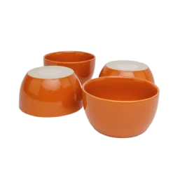Tierra Bowl Set In Amber By Jungalow® -Jungalow Store orangebowl3